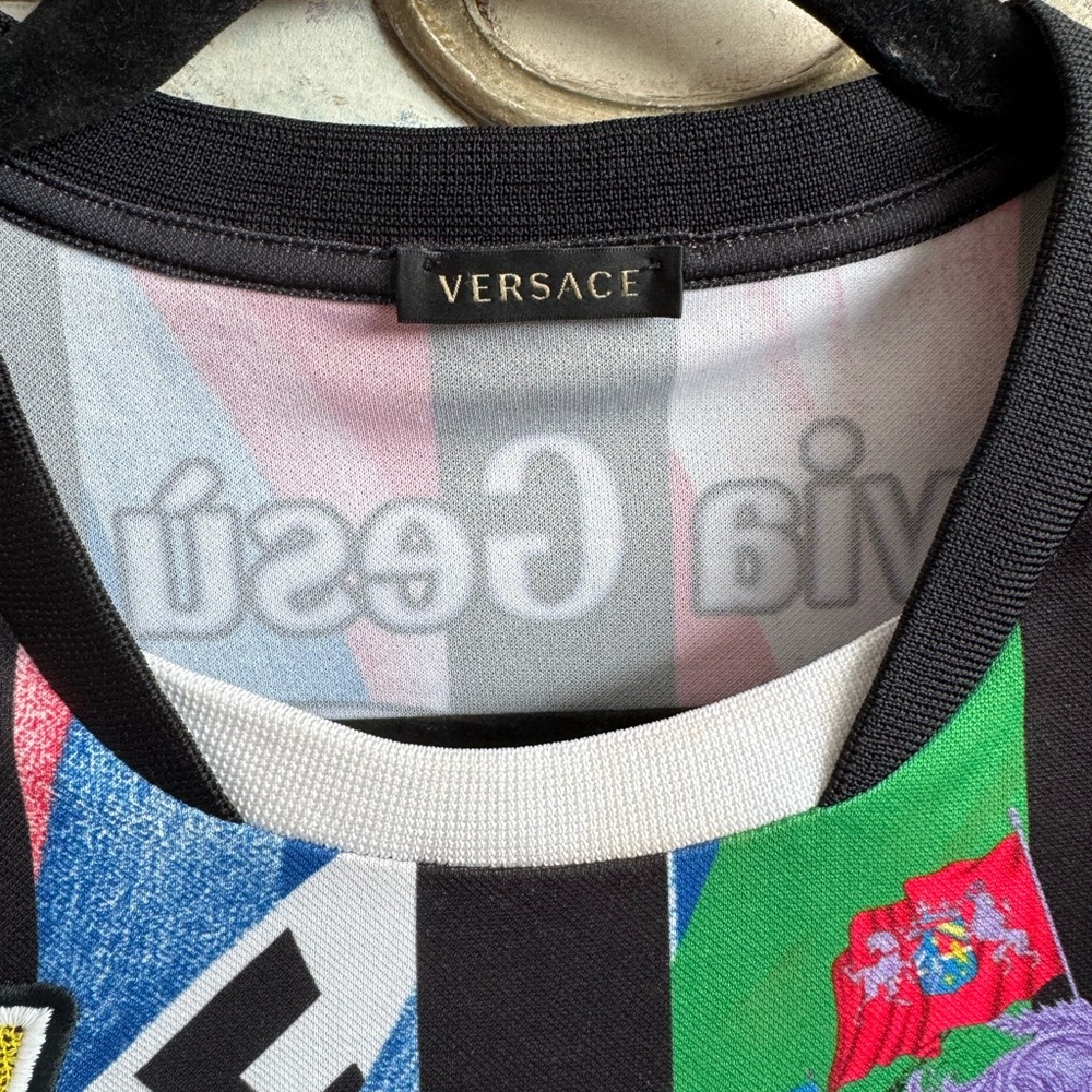 Versace Multicolor Graphic T-Shirt (soccer jersey) - Picture 4 of 7